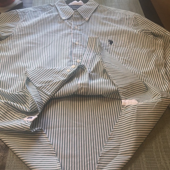 #10 👔 NWOT Long Sleeve Striped Button Down Shirt 👔 - Picture 17 of 17